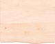 vidaXL Blat do łazienki, 60x50x(2-6) cm, surowe, lite drewno 3