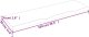 vidaXL Blat do łazienki, 100x30x(2-4) cm, surowe, lite drewno 8