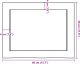 vidaXL Blat do łazienki, jasnobrązowy, 40x30x(2-6) cm, lite drewno 9