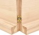 vidaXL Blat do łazienki, 180x60x(2-6) cm, surowe, lite drewno 7