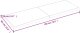 vidaXL Blat do łazienki, 180x60x(2-6) cm, surowe, lite drewno 9