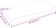 vidaXL Blat do łazienki, jasnobrązowy, 60x30x(2-4) cm, lite drewno 8
