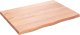 vidaXL Blat do łazienki, jasnobrązowy, 80x60x(2-4) cm, lite drewno 2