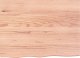 vidaXL Blat do łazienki, jasnobrązowy, 80x60x(2-4) cm, lite drewno 3