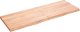 vidaXL Blat do łazienki, jasnobrązowy, 140x50x(2-4) cm, lite drewno 1
