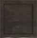 vidaXL Blat do łazienki, ciemnobrązowy, 40x40x(2-4) cm, lite drewno 4
