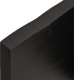 vidaXL Blat do łazienki, ciemnobrązowy, 100x60x(2-4) cm, lite drewno 7