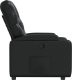 vidaXL Fotel rozkładany, czarny, sztuczna skóra 7