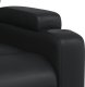 vidaXL Fotel rozkładany, czarny, sztuczna skóra 8