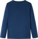 vidaXL Koszulka dziecięca z długimi rękawami, granatowa, 116 2
