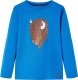 vidaXL Koszulka dziecięca z długimi rękawami, kobaltowoniebieska, 116 1
