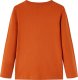 vidaXL Koszulka dziecięca z długimi rękawami, rdzawa, 104 2