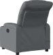 vidaXL Rozkładany fotel masujący, szary, obity sztuczną skórą 4