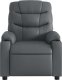 vidaXL Rozkładany fotel masujący, szary, obity sztuczną skórą 7