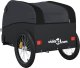 vidaXL Przyczepka rowerowa dla zwierząt, czarna, 30 kg, żelazo 8