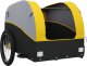 vidaXL Przyczepka rowerowa, czarno-żółta, 30 kg, żelazo 4