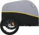 vidaXL Przyczepka rowerowa, czarno-żółta, 30 kg, żelazo 6
