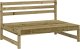 vidaXL Sofa środkowa do ogrodu, 120x80 cm, impregnowane drewno sosnowe 2