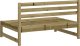 vidaXL Sofa środkowa do ogrodu, 120x80 cm, impregnowane drewno sosnowe 5