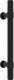 vidaXL Uchwyty do szafek, 20 szt., czarne, 96 mm, stal nierdzewna 3