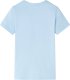 vidaXL Koszulka dziecięca z krótkimi rękawami, jasnoniebieska, 128 2