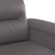 vidaXL 2-osobowa sofa, szary, 140 cm, sztuczna skóra 6