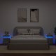 vidaXL Szafki nocne z LED, 2 szt., szarość betonu, 35x39x55 cm 4