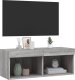 vidaXL Szafka TV z oświetleniem LED, szary dąb sonoma, 80x30x30 cm 6