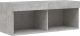 vidaXL Szafka TV z oświetleniem LED, szarość betonu, 80x30x30 cm 7