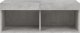 vidaXL Szafka TV z oświetleniem LED, szarość betonu, 80x30x30 cm 8