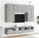 vidaXL Ścienna szafka TV, szary dąb sonoma, 100x30x30 cm 4