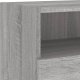 vidaXL Ścienna szafka TV, szary dąb sonoma, 100x30x30 cm 10