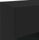 vidaXL Ścienna szafka TV z LED, czarna, 40x30x60,5 cm 12