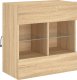 vidaXL Ścienna szafka TV z LED, dąb sonoma, 58,5x30x60,5 cm 3