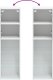 vidaXL Szafki TV, z LED, 2 szt., białe, 30,5x30x102 cm 12