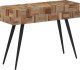 vidaXL Stolik konsolowy, 110x34x80 cm, drewno tekowe z odzysku 1