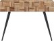 vidaXL Stolik konsolowy, 110x34x80 cm, drewno tekowe z odzysku 2