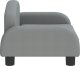 vidaXL Sofa dla dzieci, jasnoszara, 50x40x30 cm, obita tkaniną 3