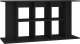 vidaXL Szafka pod akwarium, czarna, 120x40x60 cm 2