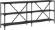 vidaXL Stolik konsolowy, czarny, 180x30x75 cm 6