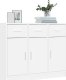 vidaXL Szafka, biała, 91x28x75 cm, materiał drewnopochodny 3
