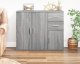 vidaXL Szafka, szary dąb sonoma, 91x29,5x75cm 1