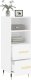 vidaXL Szafka, biała, 34,5x34x90 cm 4