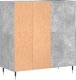 vidaXL Szafka na płyty, szarość betonu, 84,5x38x89 cm 6