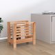 vidaXL Gazetownik, 40x26,5x38,5 cm, lite drewno orzechowe 1