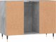 vidaXL Szafka łazienkowa, szarość betonu, 80x33x60 cm 7
