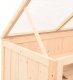 vidaXL Klatka dla chomika, 89,5x45x45 cm, lite drewno jodłowe 8