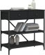 vidaXL Stolik konsolowy, czarny, 75x34,5x75 cm 3