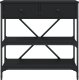 vidaXL Stolik konsolowy, czarny, 75x34,5x75 cm 5