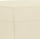 vidaXL Podnóżek, kremowy, 70x55x41 cm, sztuczna skóra 5